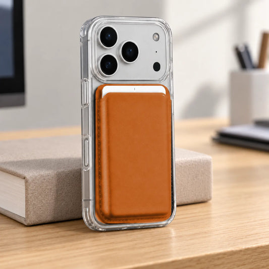 Foldable Magnetic Stand Card Wallet Gold