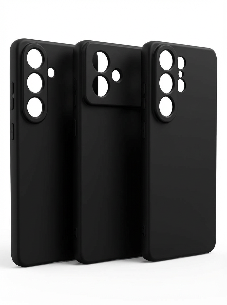 Samsung Galaxy S26Plus Silicone Rubber Case Black