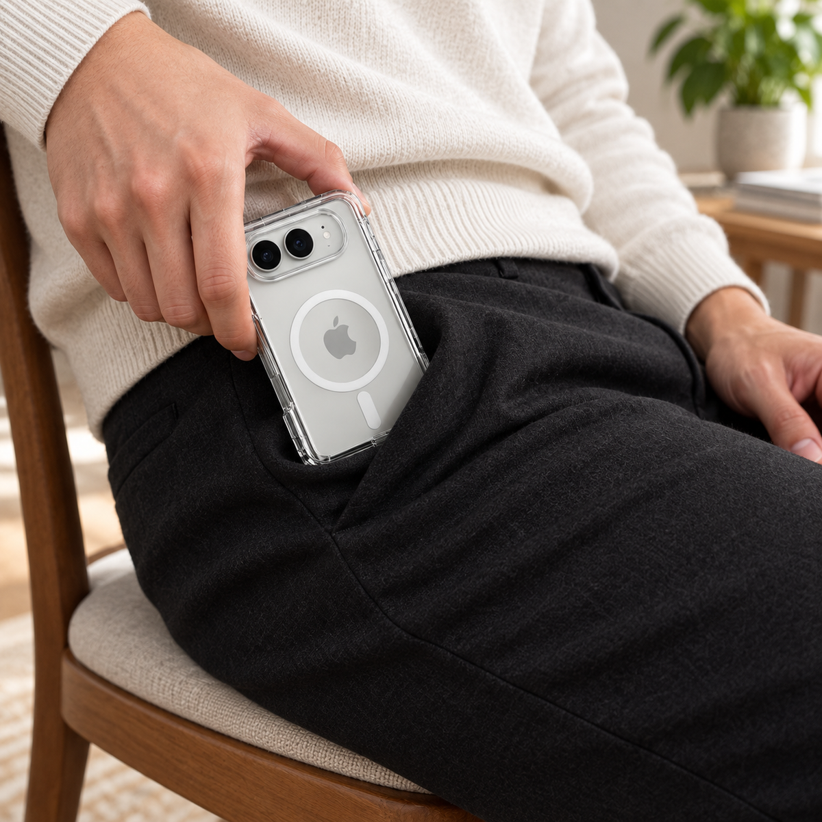 iPhone Duo Fortify Clear MagSafe Case