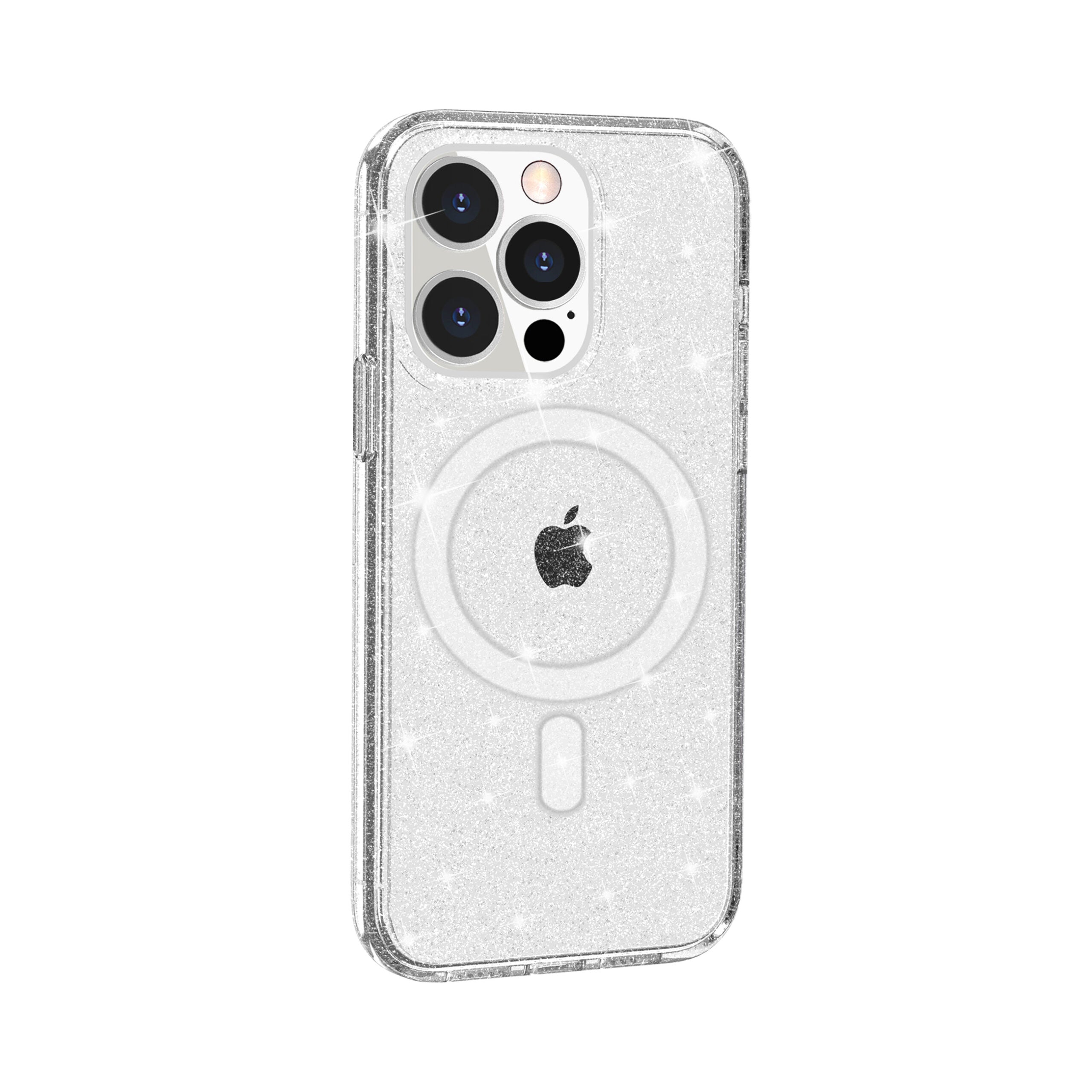 Nebula Clear Back Tough Case with MagSafe for iPhone – Crystal Sparkling