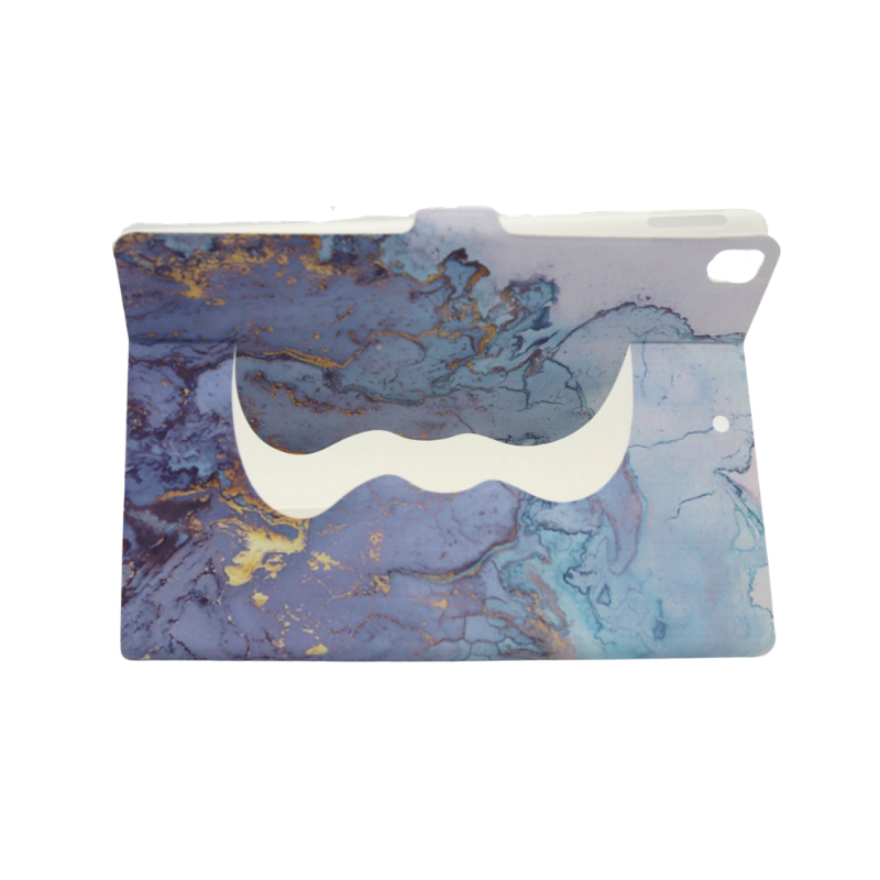 iPad 9.7 inch Universal Rotate iPad Case Blue Marble