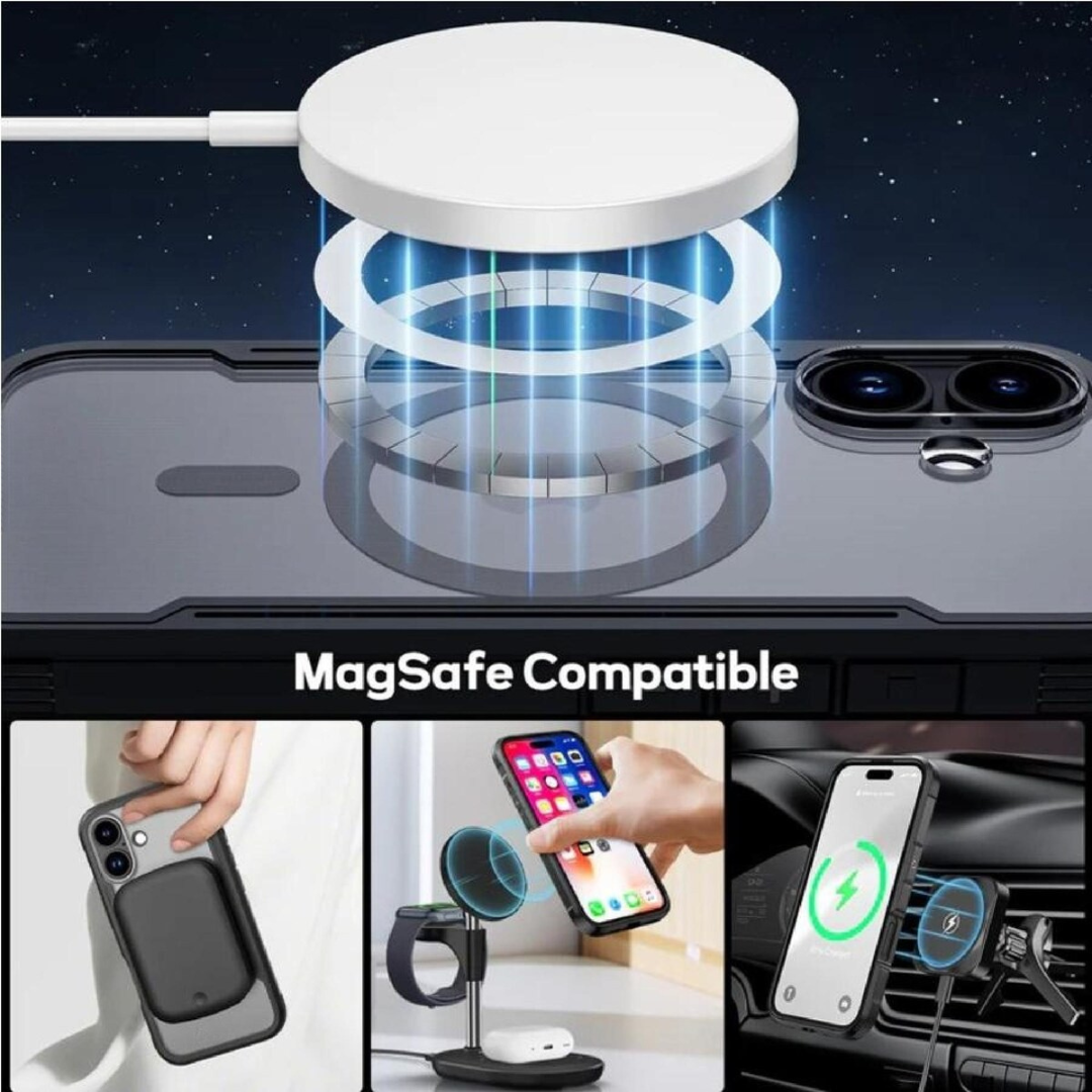 Nebula iPhone 17 Pro/Pro Max Clear MagSafe Protective Case Black