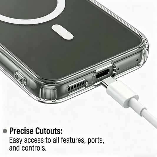 Galaxy S26 Ultra Magnetic Back Cover Case - Clear