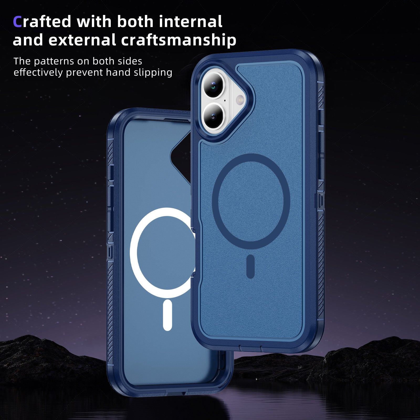 iPhone 17 Eclipse Shield MagSafe Case Blue