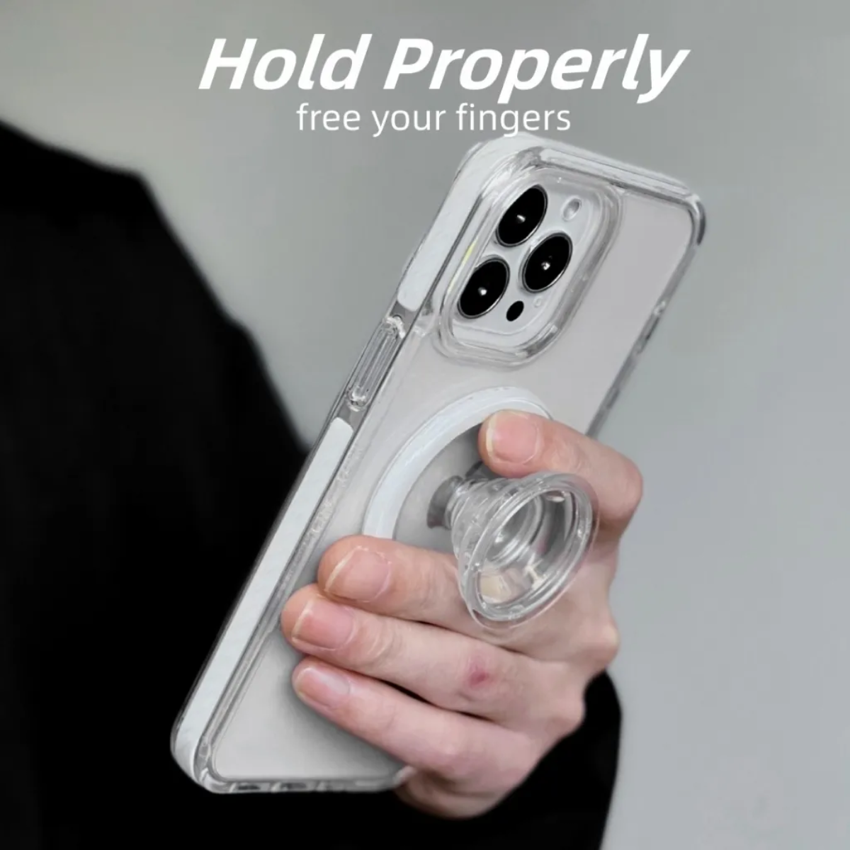 Magnetic Phone Ring Clear