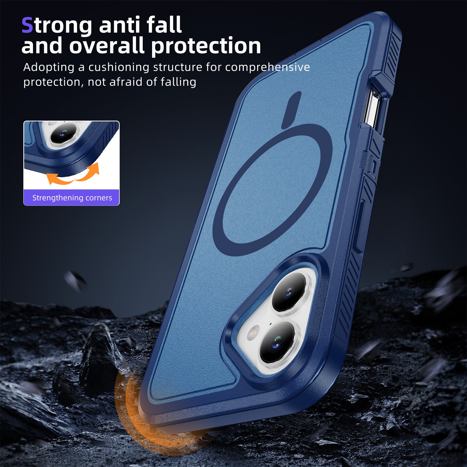 iPhone 17 Eclipse Shield MagSafe Case Blue