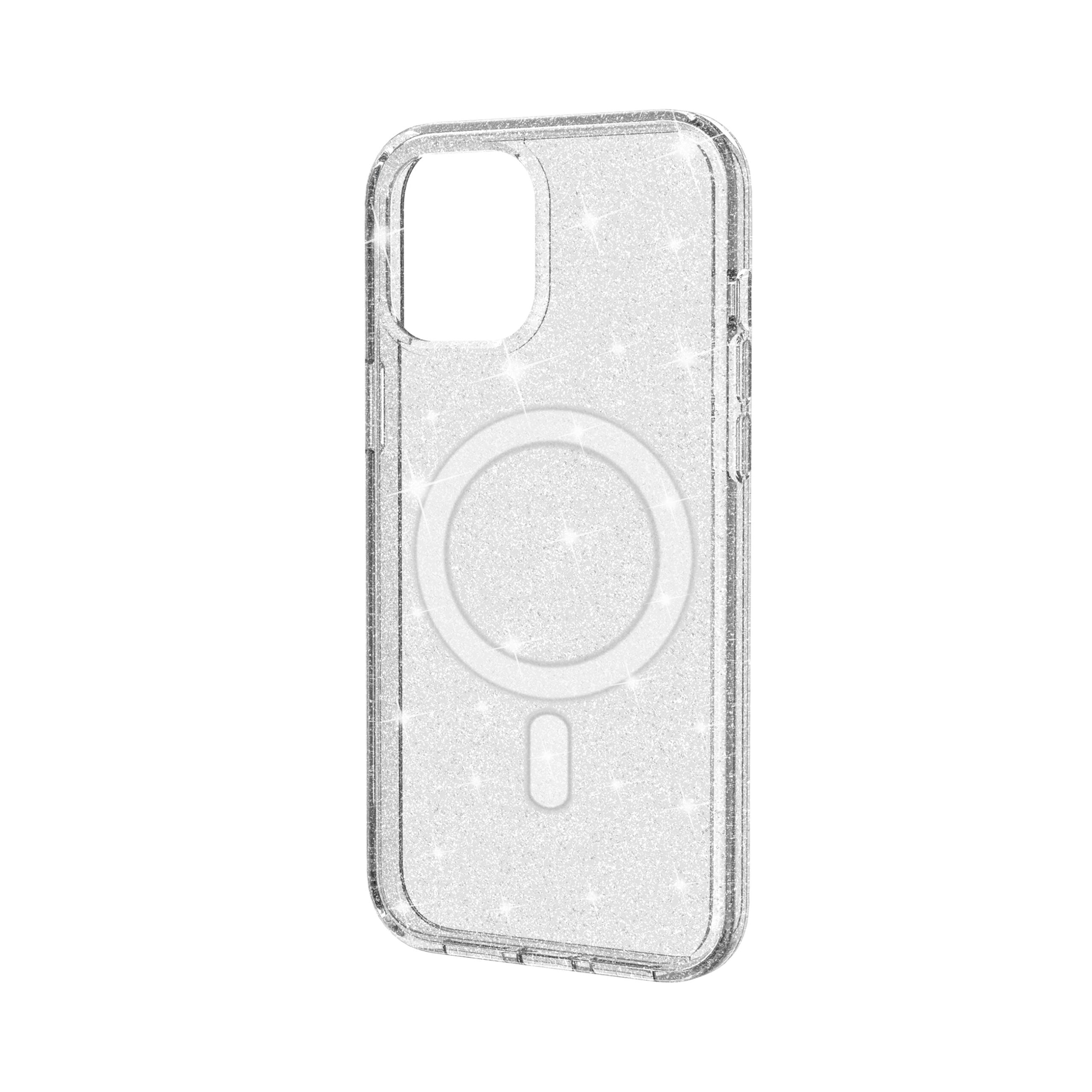 Nebula Clear Back Tough Case with MagSafe for iPhone – Crystal Sparkling