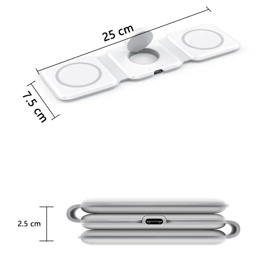 Nebula 3 in 1 Foldable Magnetic Wireless Charger