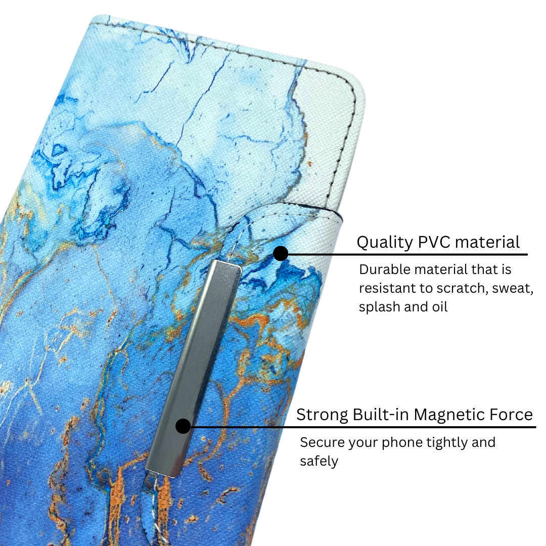 Magnetic Detachable Wallet Case Fantasy Watercolor case - iPhone 17 series