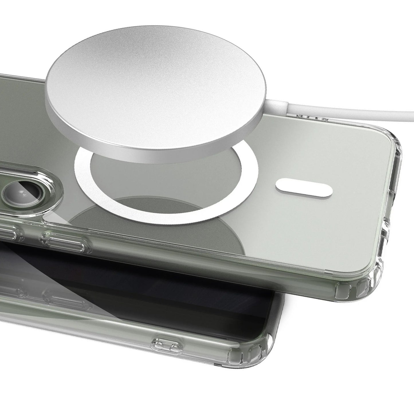 Samsung Galaxy S24/S25 Series Magnetic Back Cover Case Clear