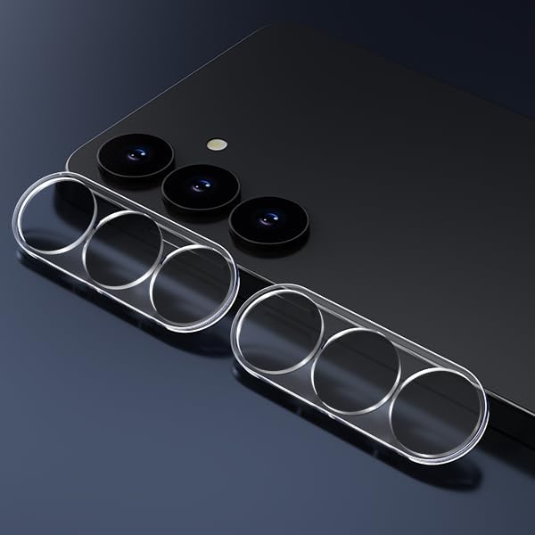 9D Full Camera lens Tempered Glass-Samsung Galaxy S25 / S25 Plus