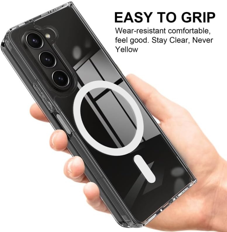 Samsung Galaxy Z Fold 6 Magnetic Back Cover Case Clear