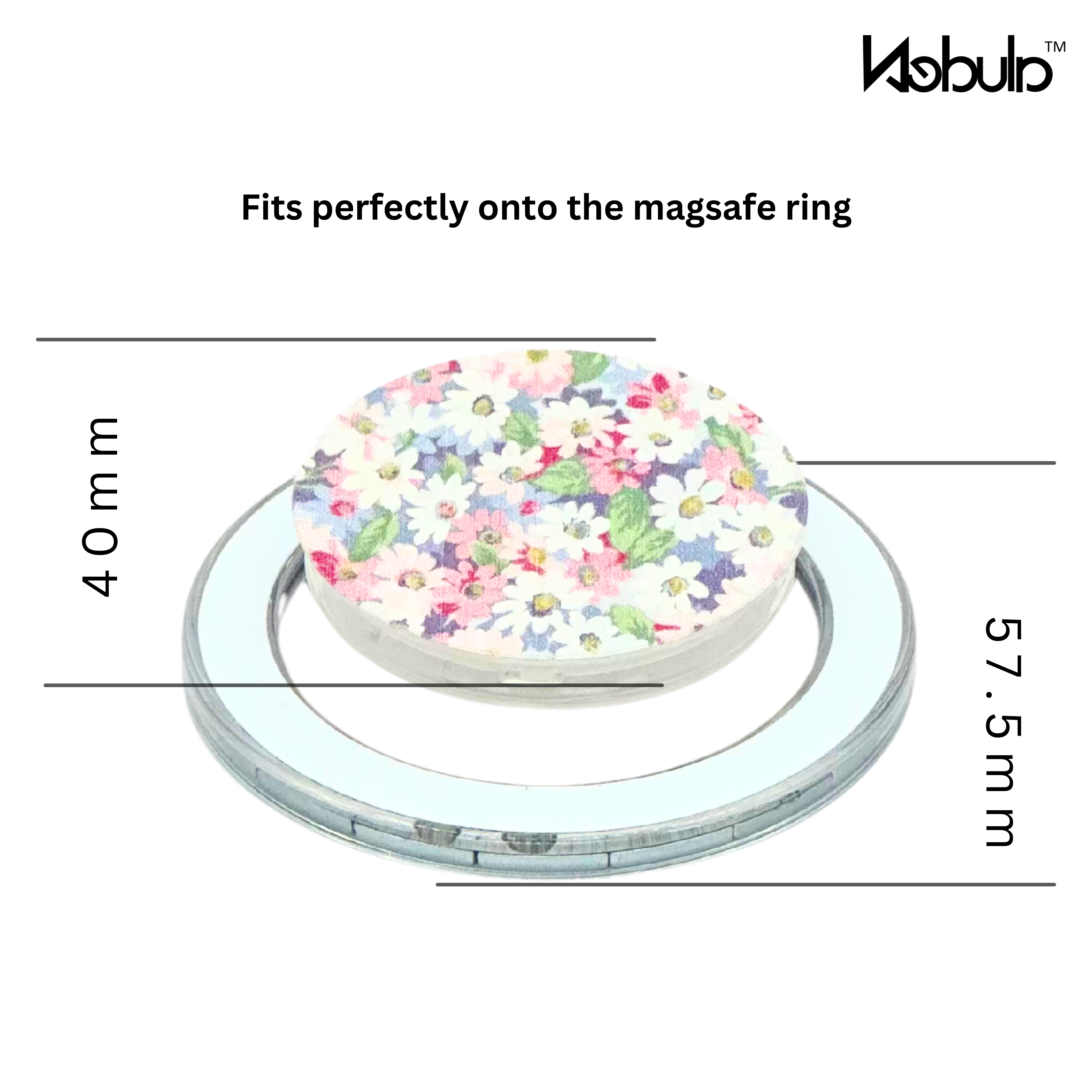 GripPro Magnetic Phone Ring Daisy Flower