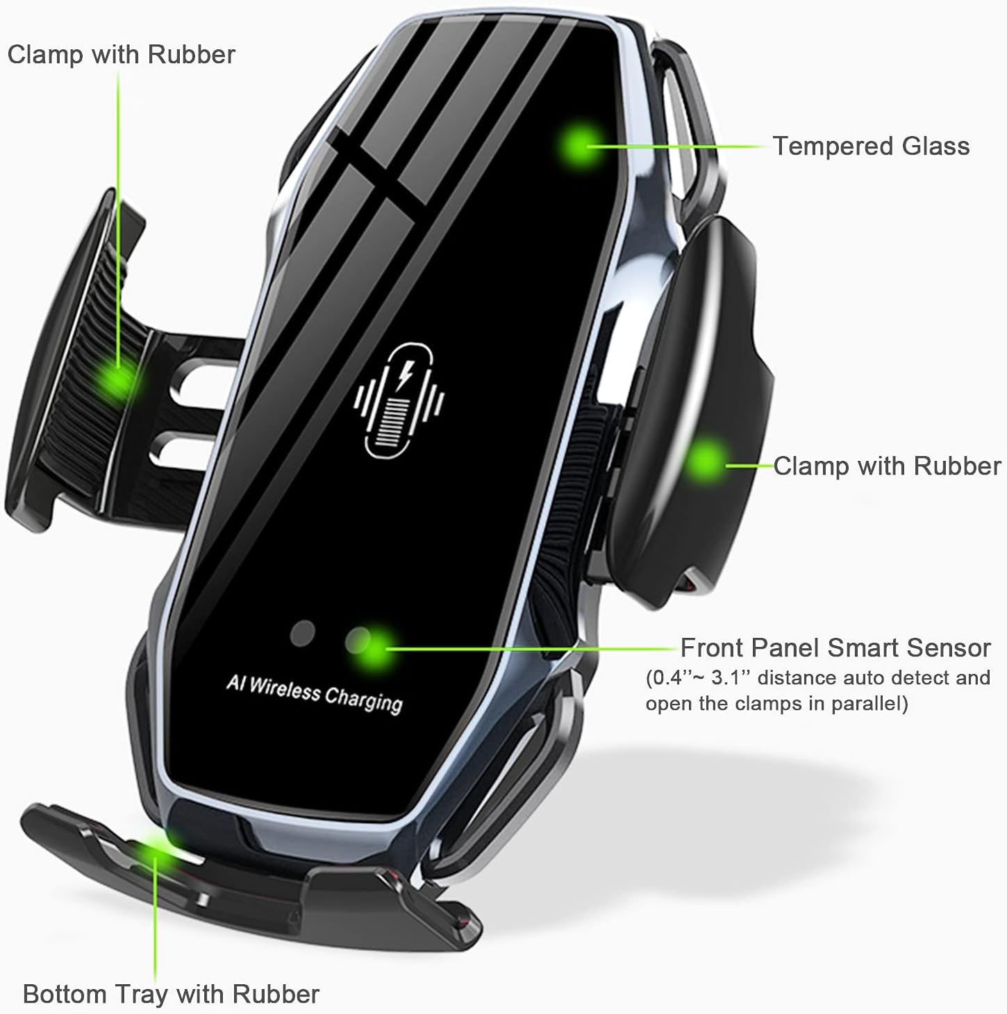 A5S Smart Sensor Car Wireless Charger