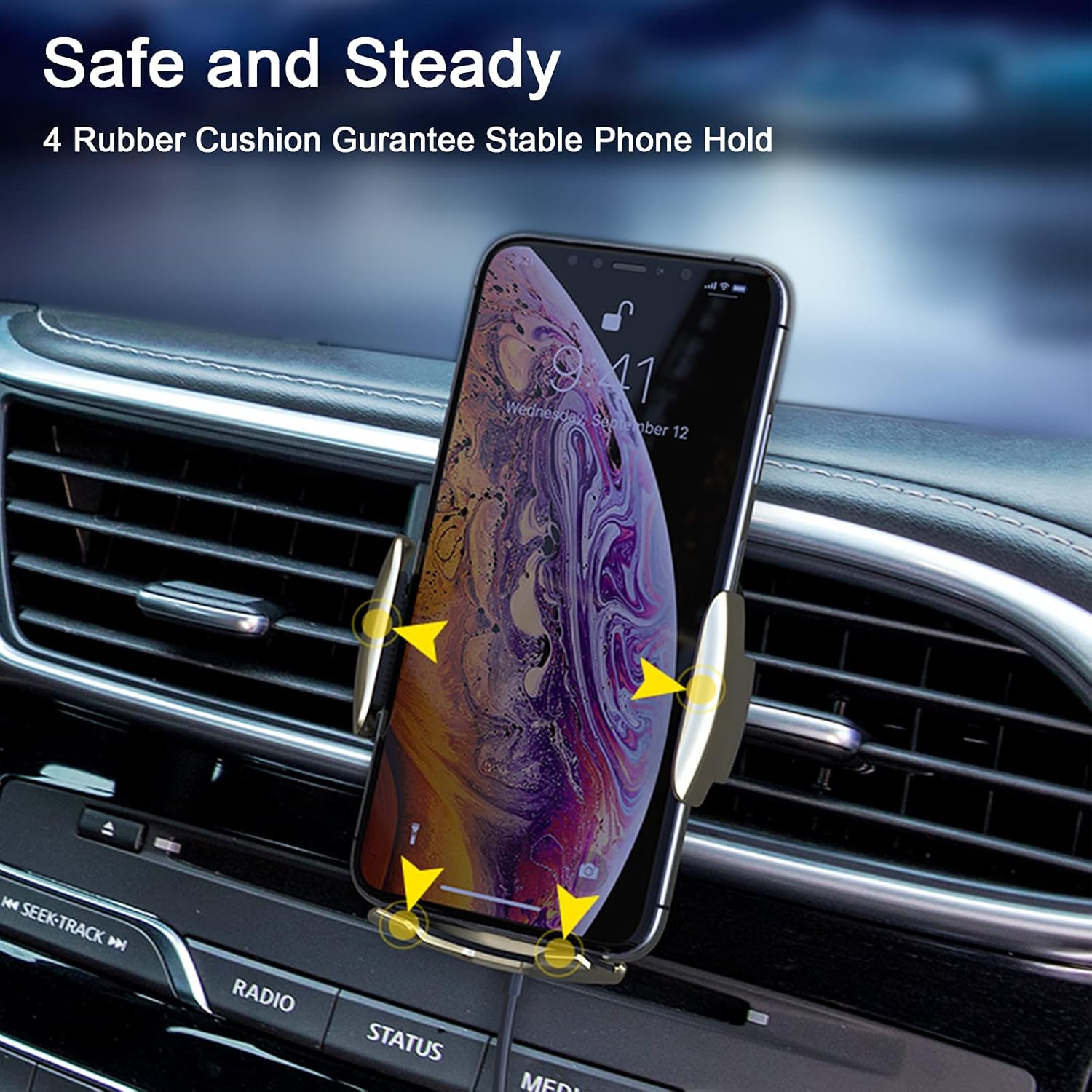 A5S Smart Sensor Car Wireless Charger