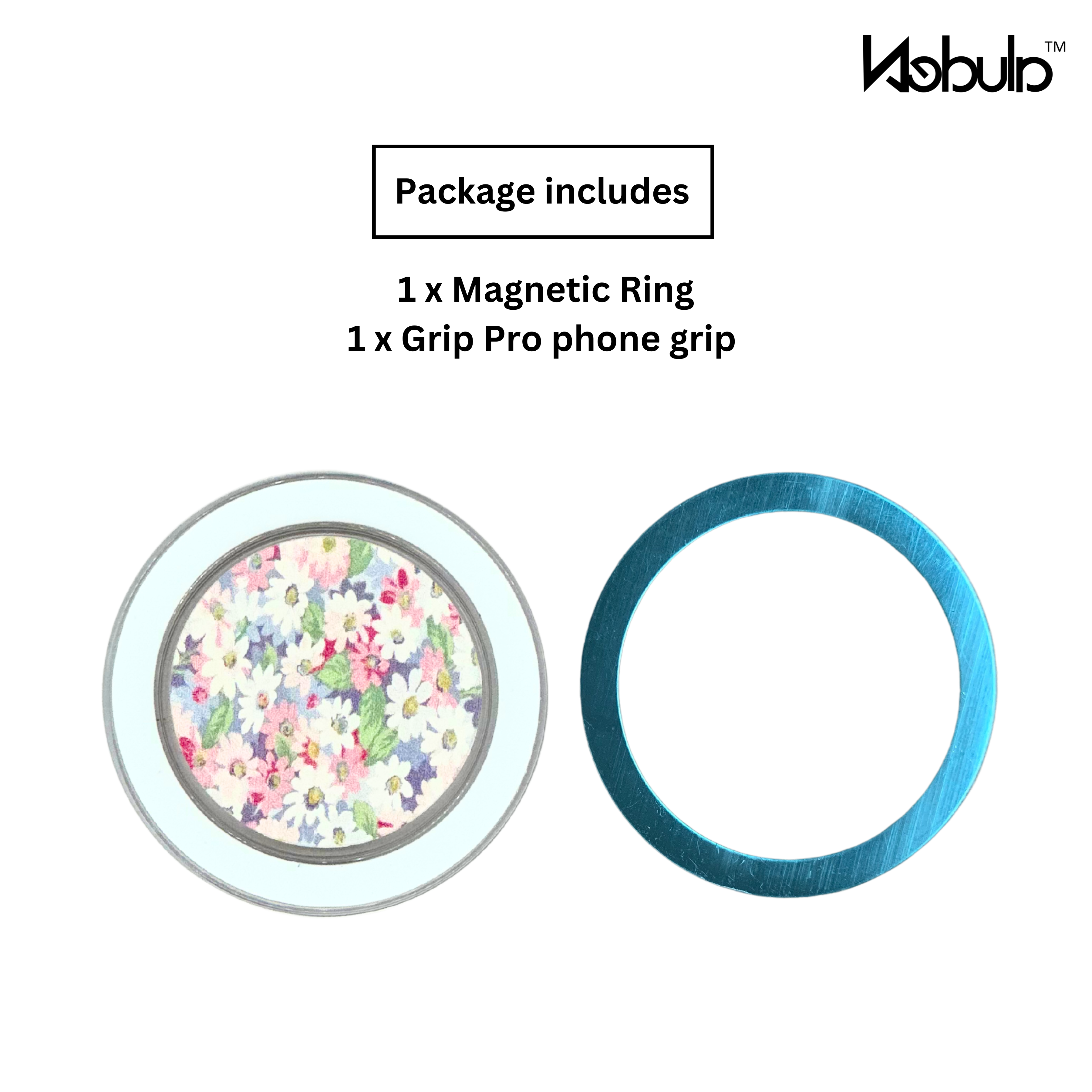 GripPro Magnetic Phone Ring Daisy Flower