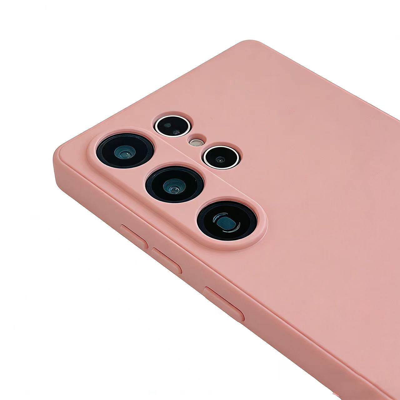 Samsung Galaxy S26Ultra Silicone Rubber Case Sand Pink