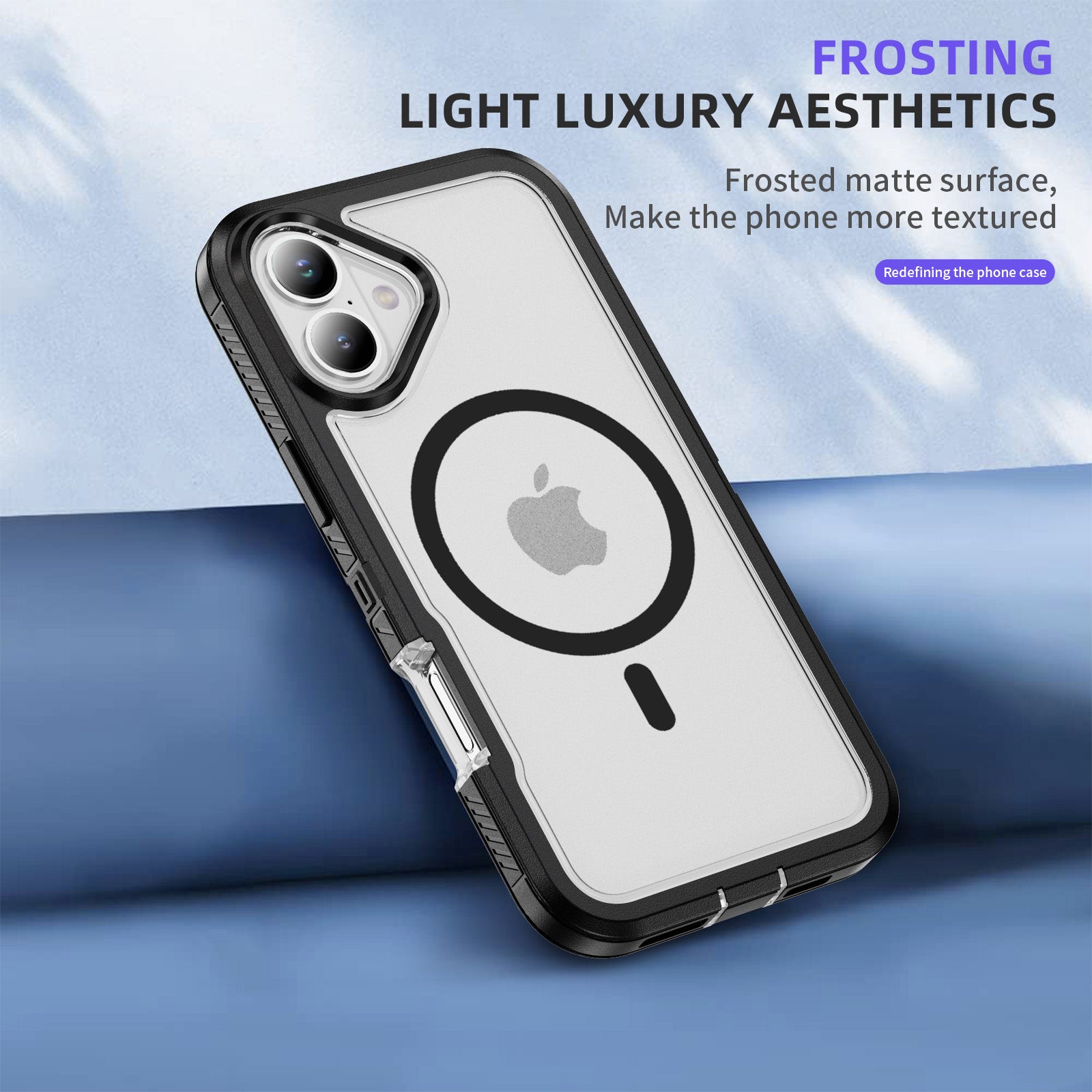 iPhone 17 Eclipse Shield MagSafe Case - Black Clear