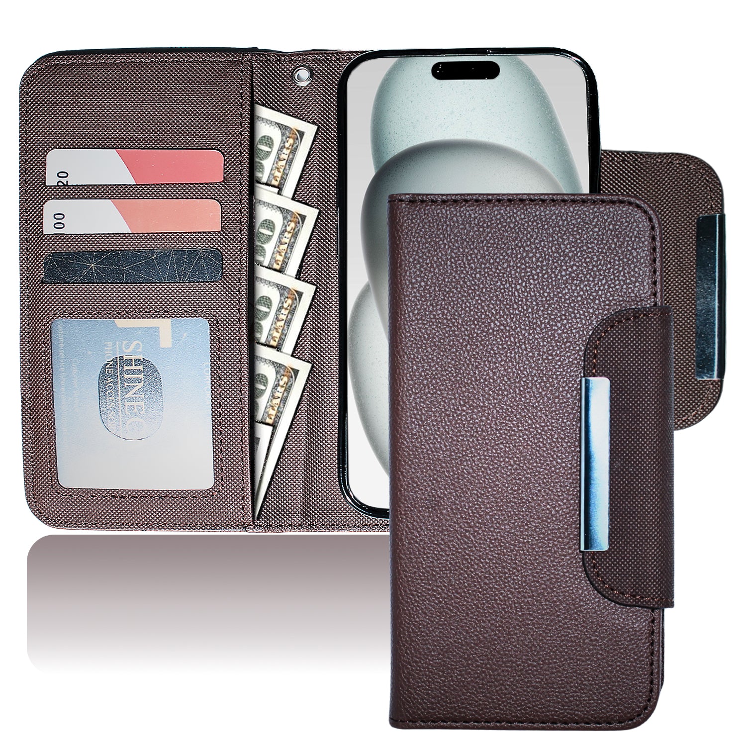 Magnetic Detachable Wallet Case - iPhone