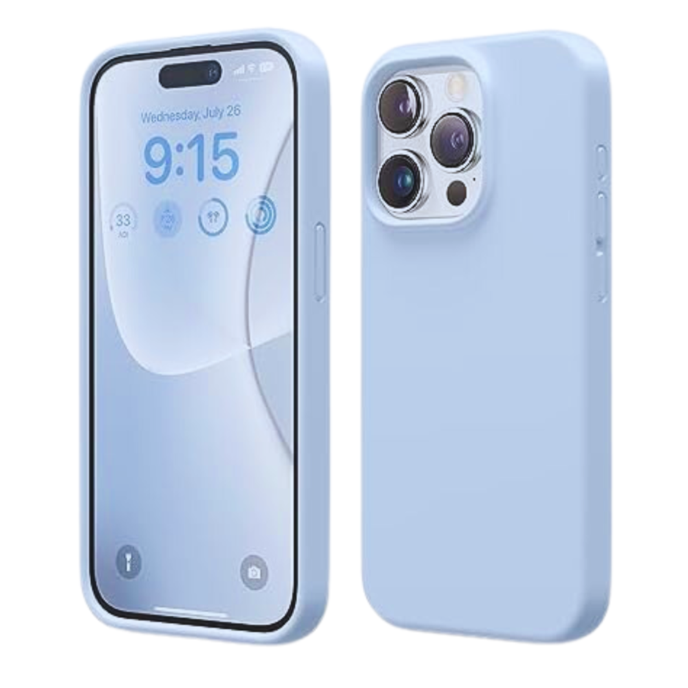 iPhone 15 Pro/14Pro Silicone Rubber Case Tint Purple