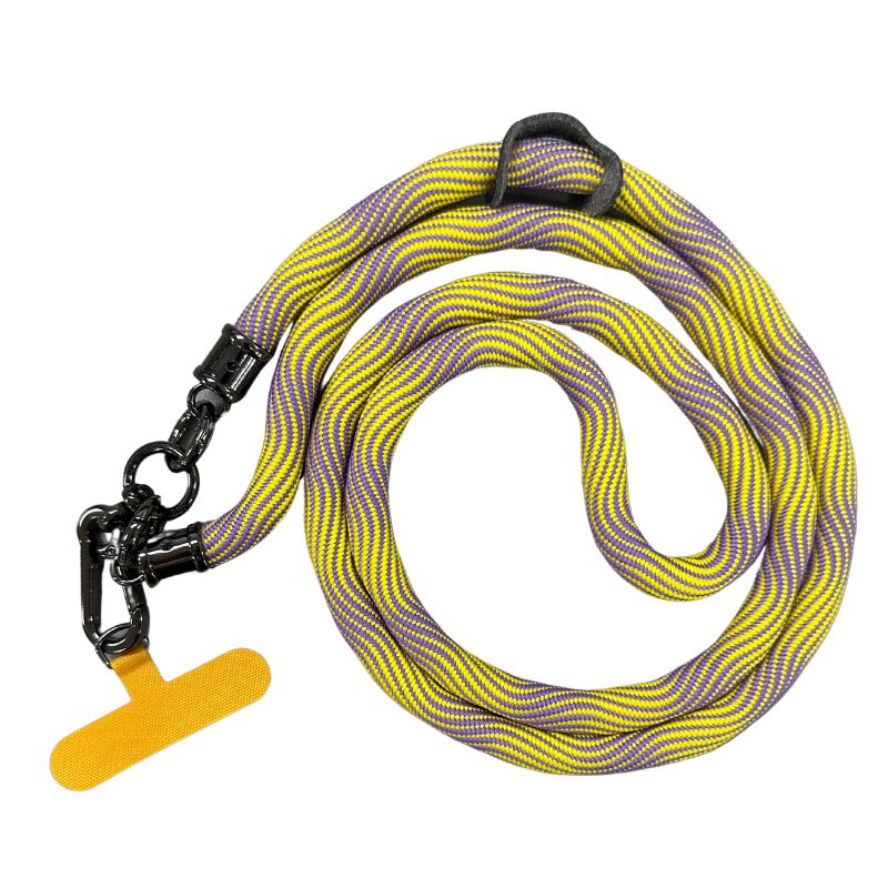 Sturdy Rope Crossbody Phone Lanyard Yellow