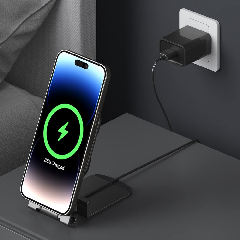 2-in-1 Universal Phone Holder Wireless Charging