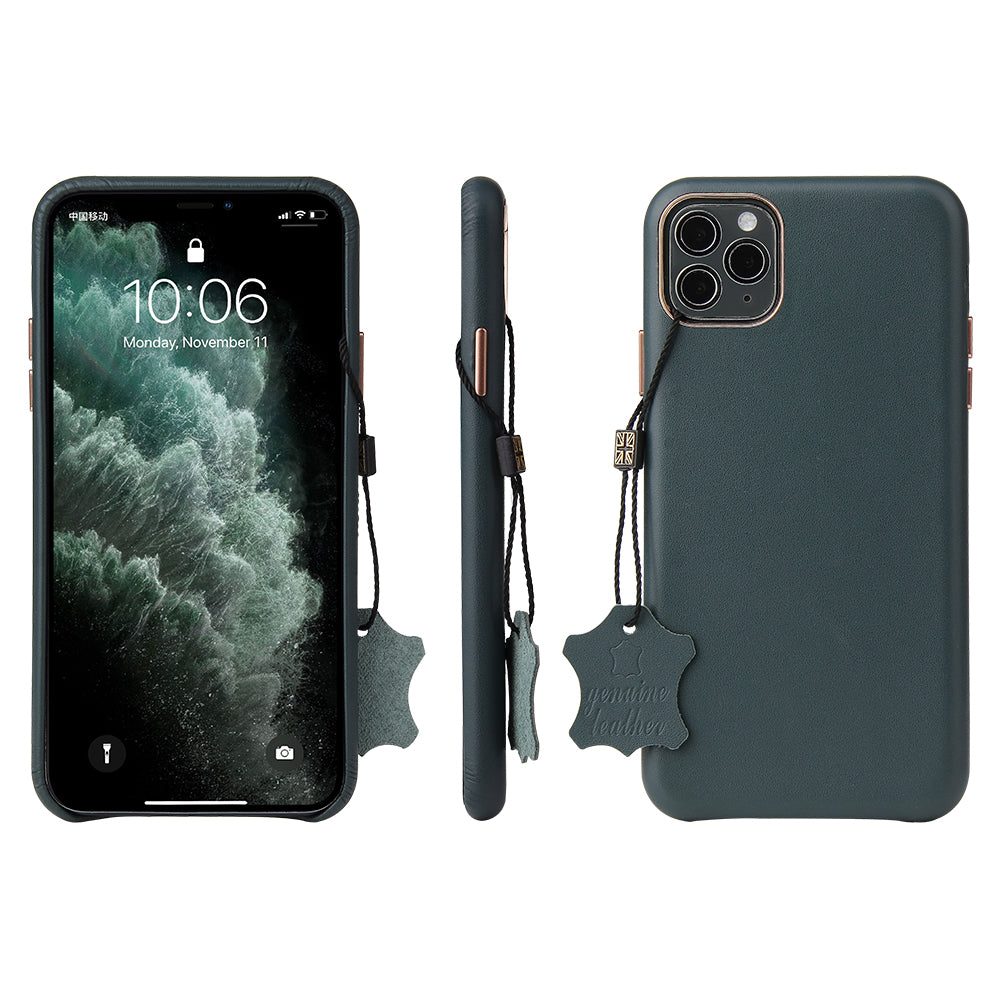 iPhone 12 mini Nebula Leather Back Case – Black
