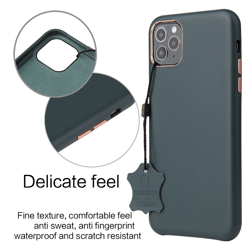 iPhone 12 mini Nebula Leather Back Case – Brown