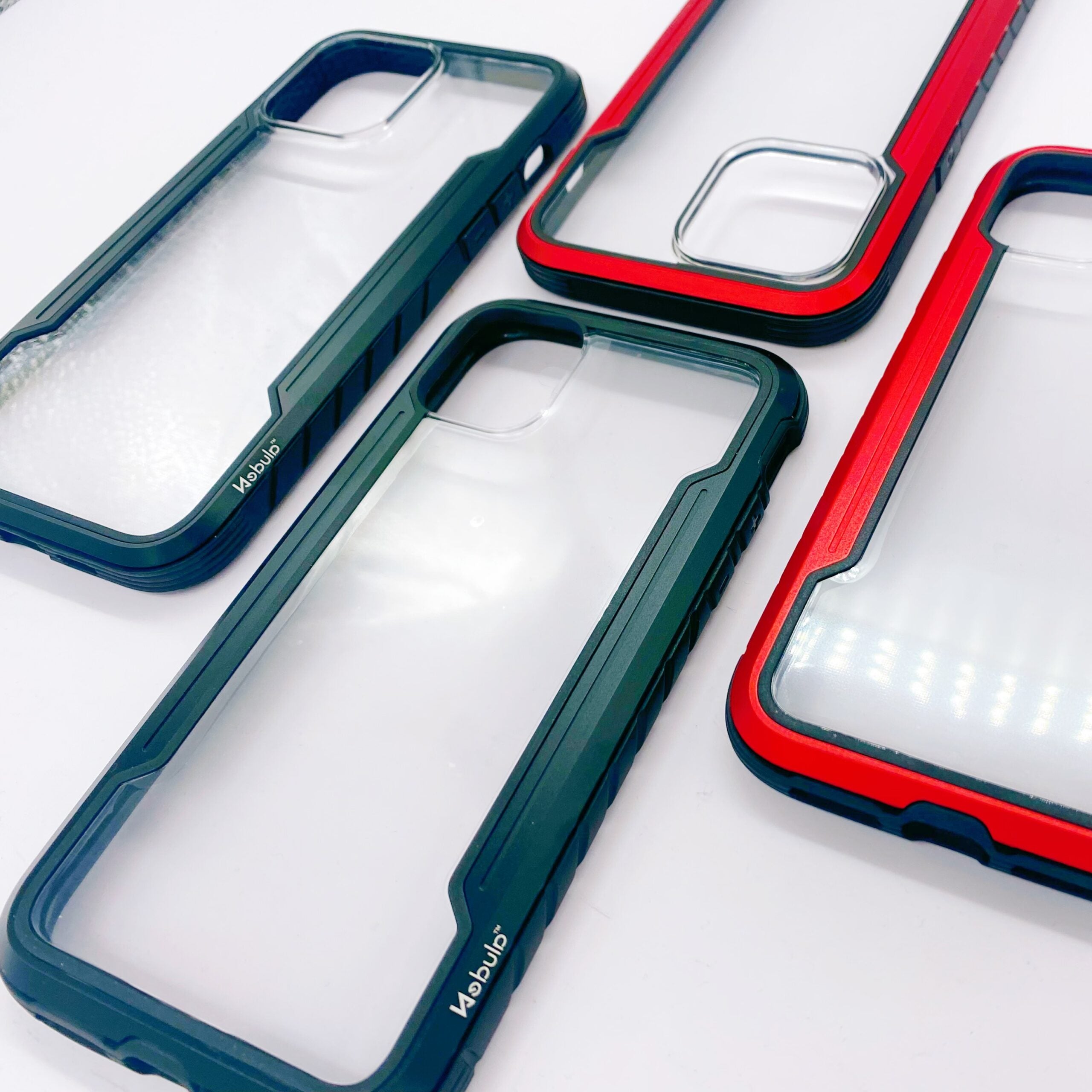 Nebula Military Shield Phone Case Red - iPhone Cases