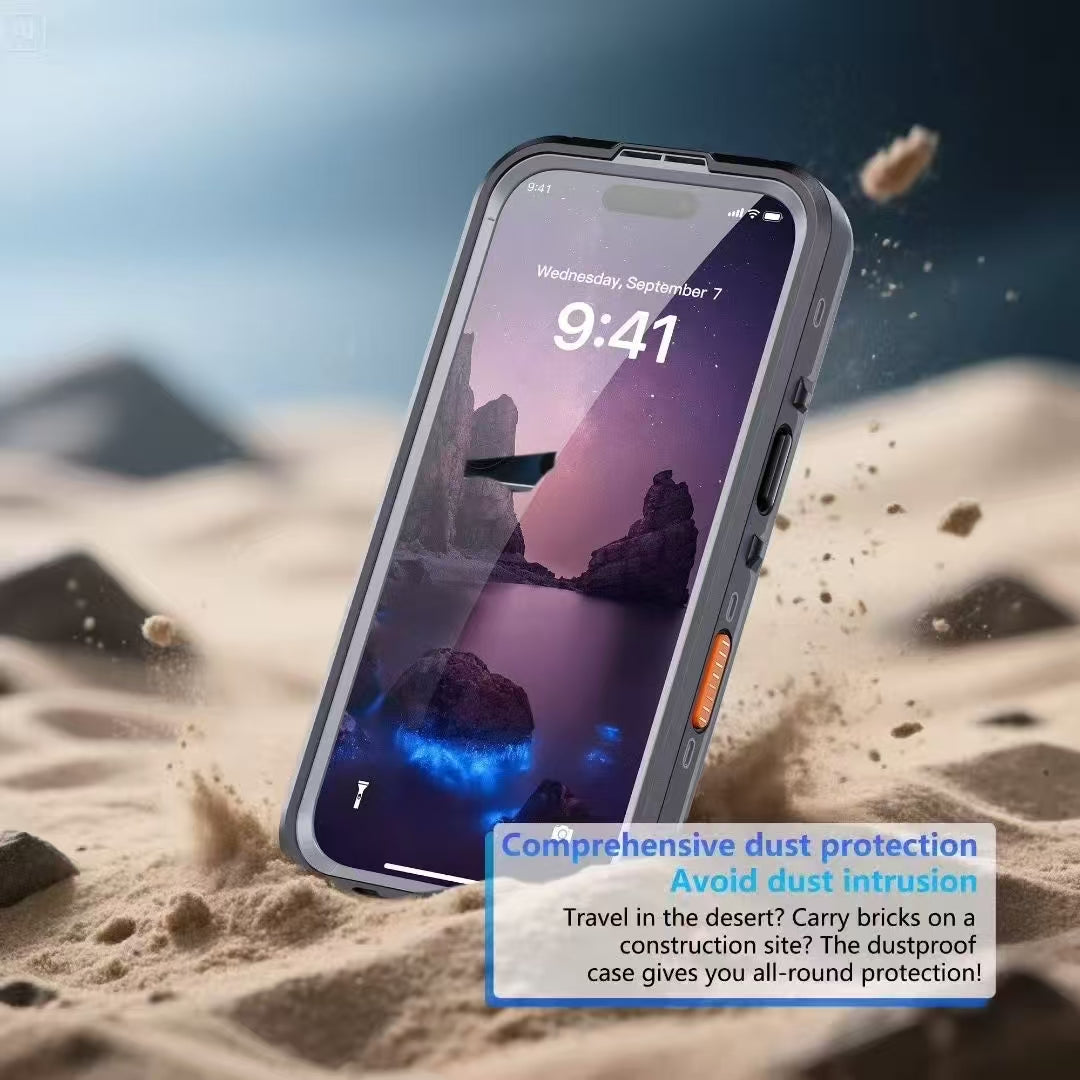 iPhone 17 Pro MagSafe Waterproof Case Black