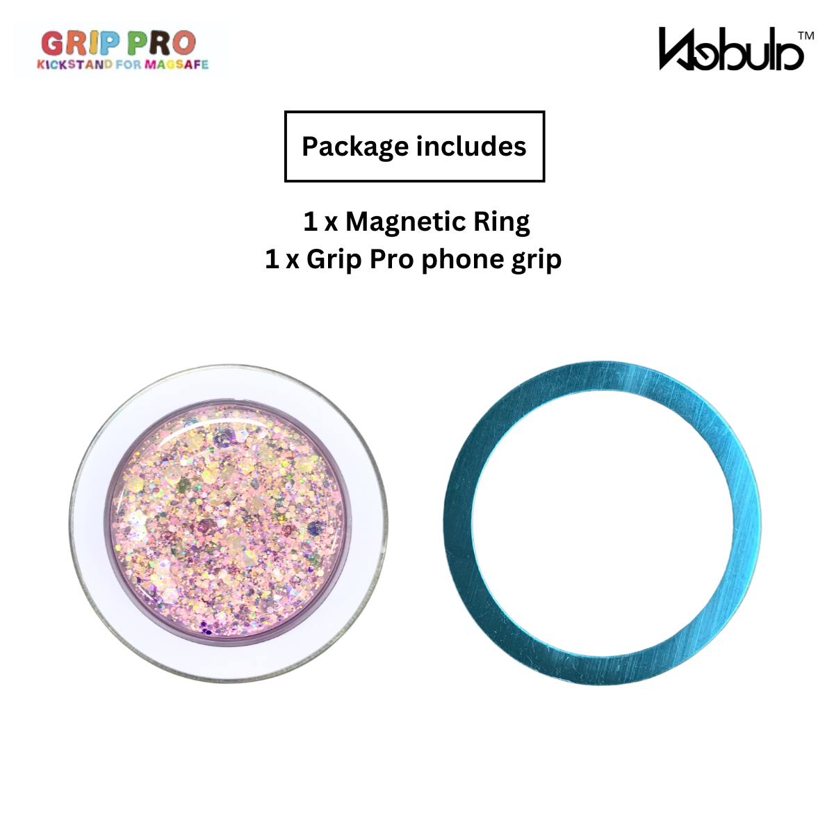 GripPro Magnetic Phone Ring Collection - Fun Designs and Unique Styles