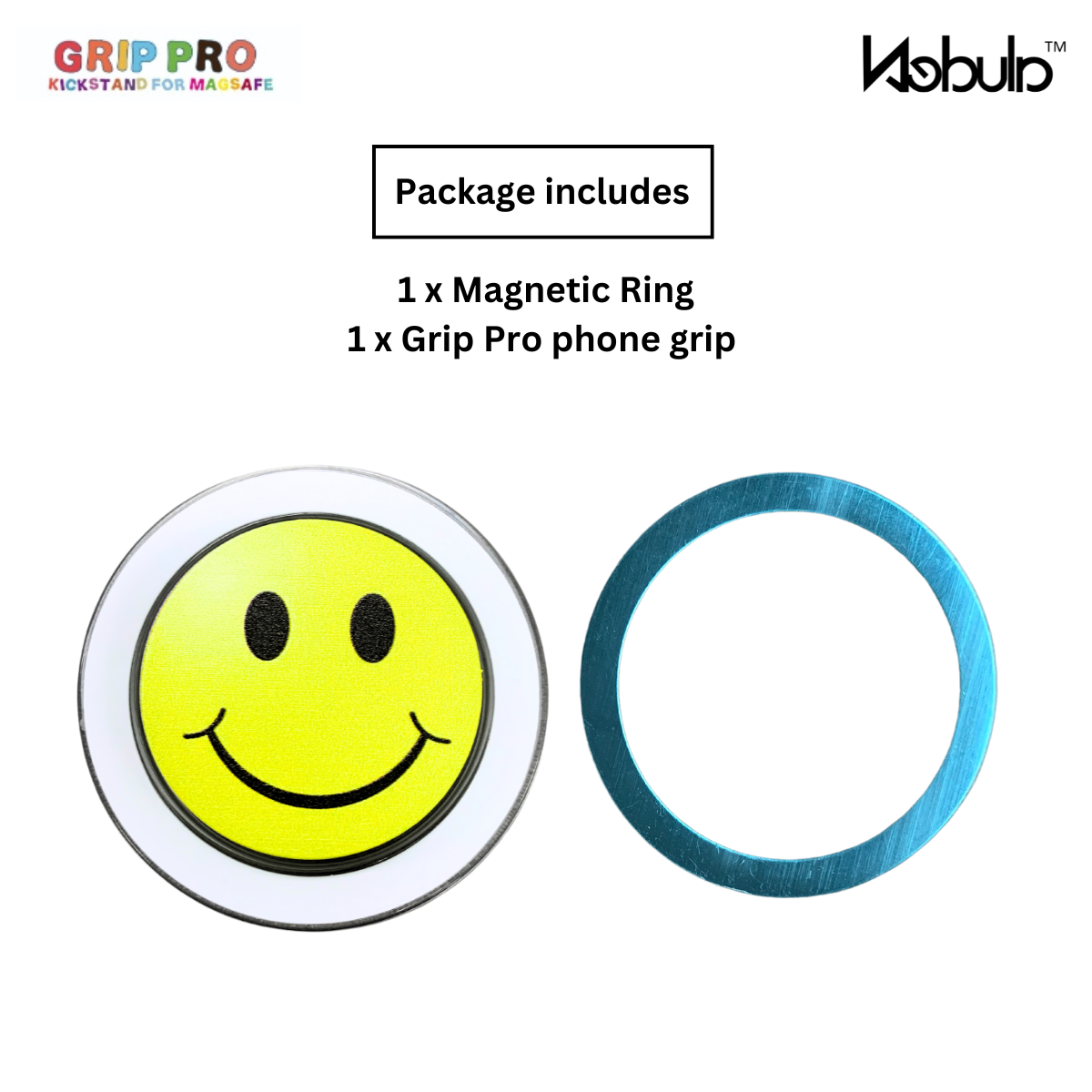 GripPro Magnetic Phone Ring Collection - Fun Designs and Unique Styles