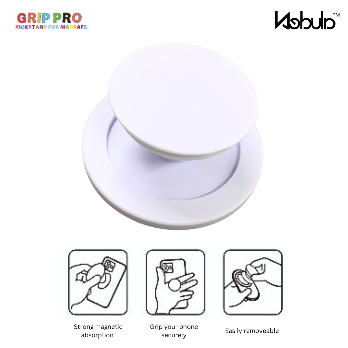 GripPro Magnetic Phone Ring Collection - Fun Designs and Unique Styles