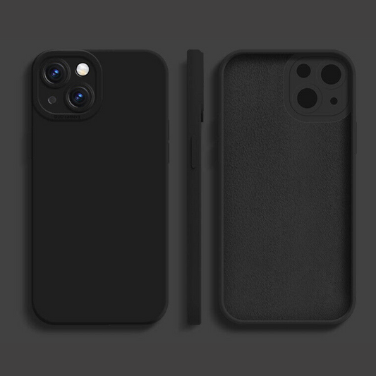 Silicone Rubber Case for iPhone - Black