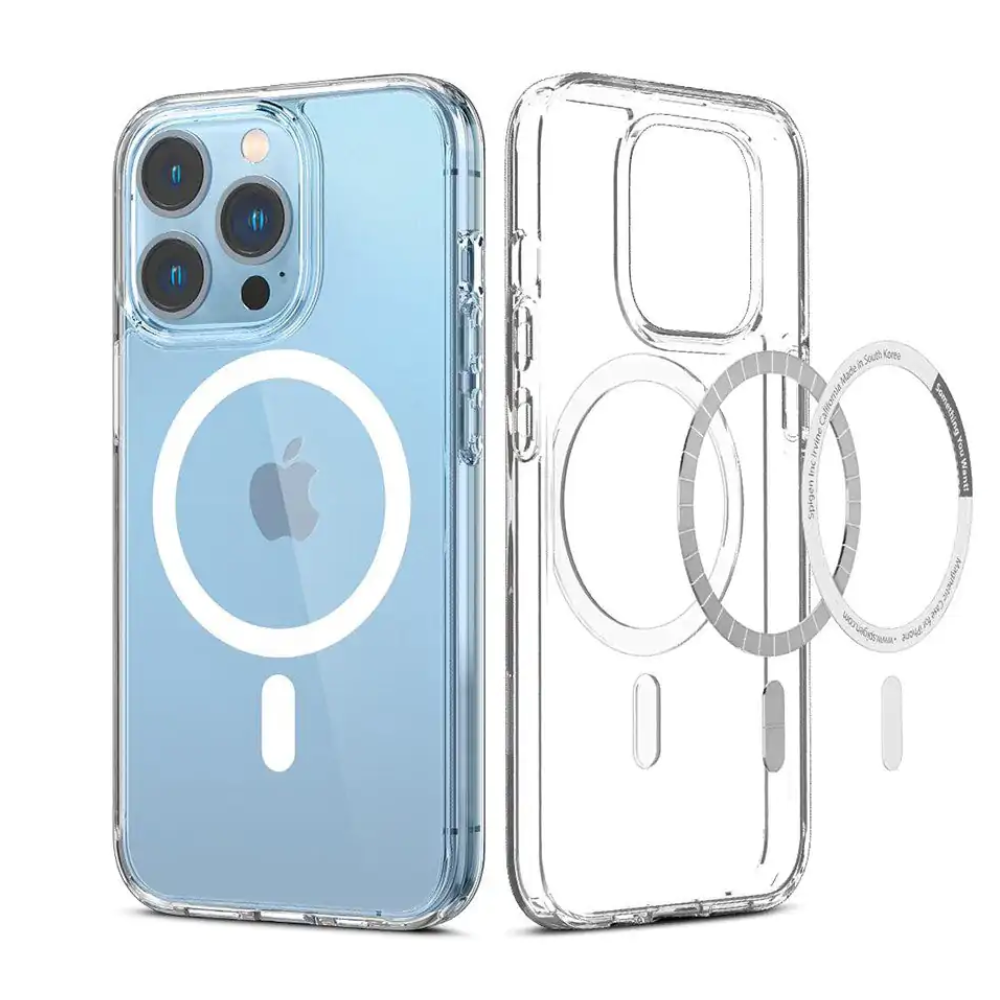 Magnetic Back Cover Clear Case for iPhone