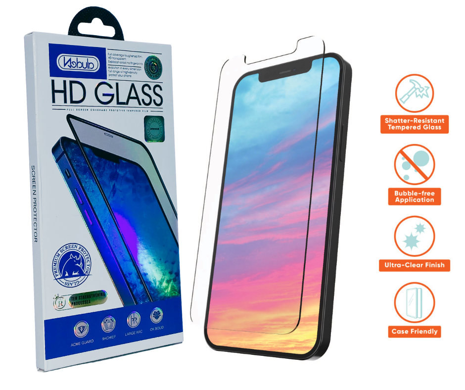 Nebula Standard Clear Tempered Glass Screen Protector - iPhone