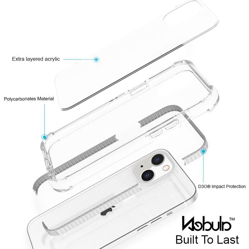 Nebula Clear Back Tough Case Black - iPhone Cases