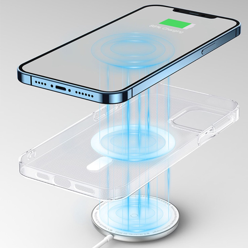 iPhone 13 / 14 / 15 / 14 Plus / 14 Pro / 14 Pro Max / 16e / Nebula Clear Case with MagSafe – Clear