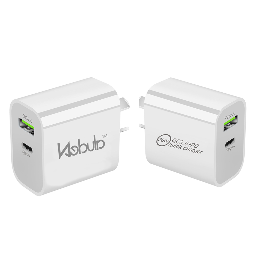 Nebula 20W Dual USBA+C Wall Charger