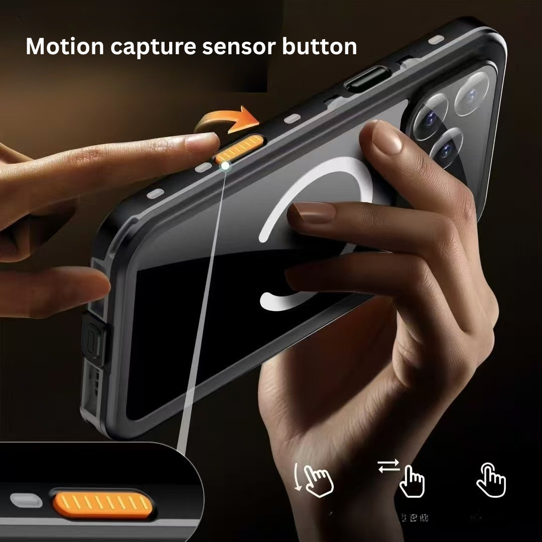 iPhone 17 Pro MagSafe Waterproof Case Black