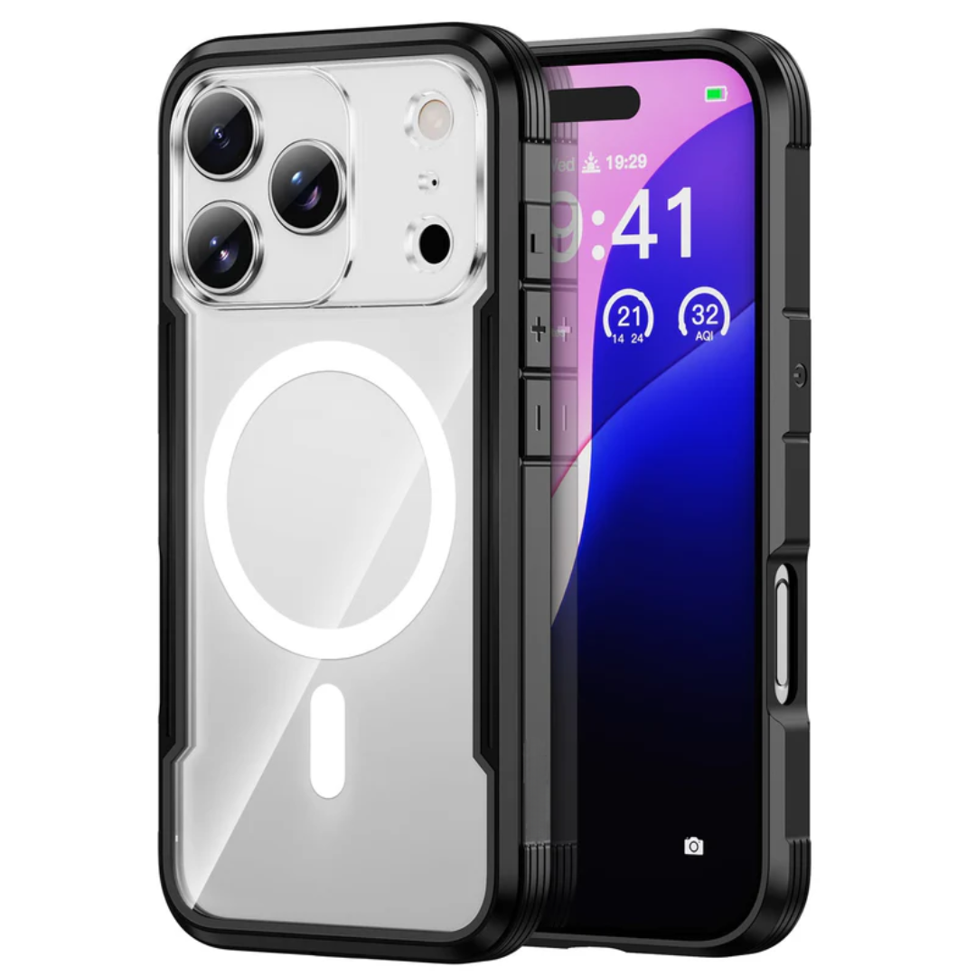 Nebula iPhone 17 Pro/Pro Max Clear MagSafe Protective Case Black