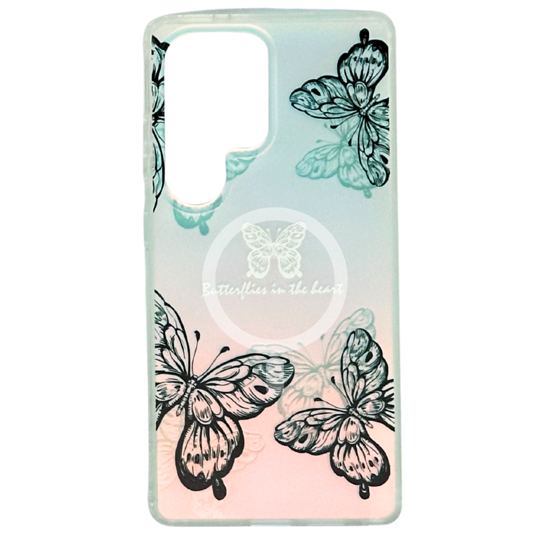 Samsung Galaxy S26Ultra Butterflies in the Heart MagSafe Case