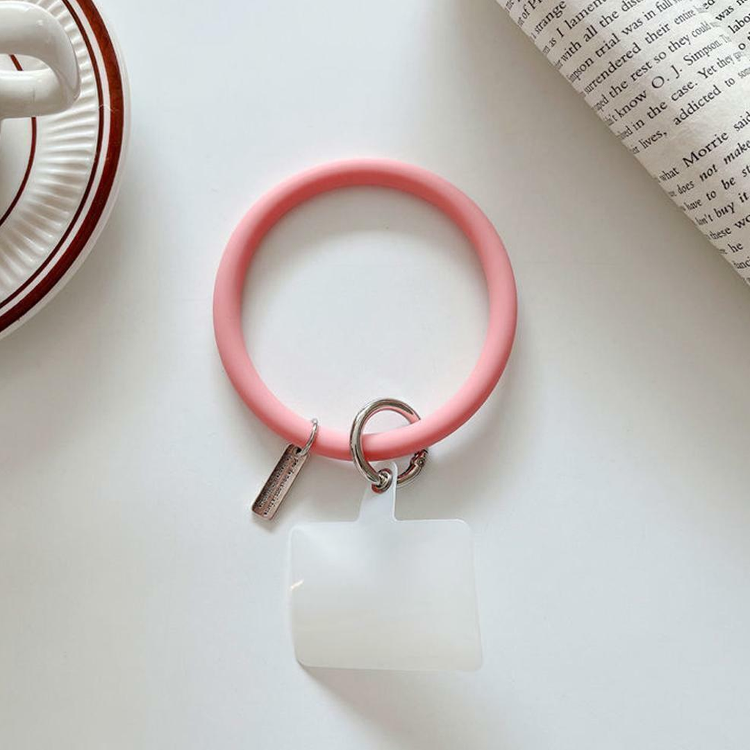 Silicone Phone Wrist Ring Holder - Baby Pink