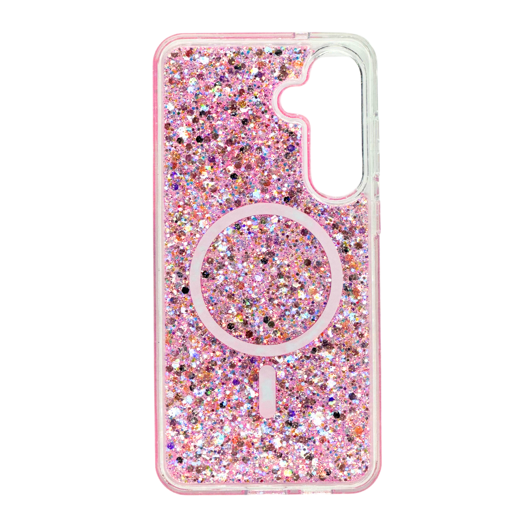 Nebula Samsung S26Plus Galaxy Magic Glitter Case Pink