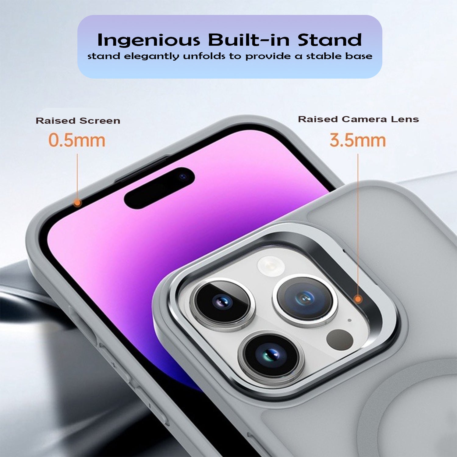 Nebula Snap Magsafe Case for iPhone 17 Series - Grey
