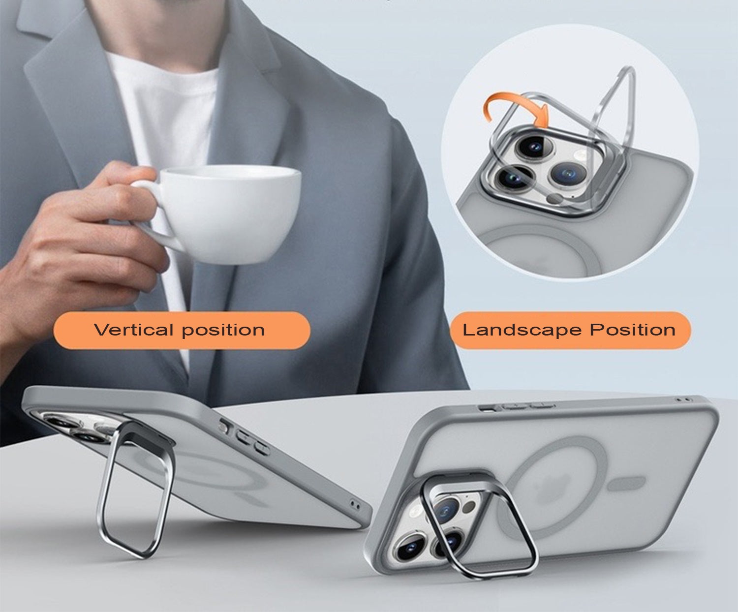 Nebula Snap Magsafe Case for iPhone - Grey