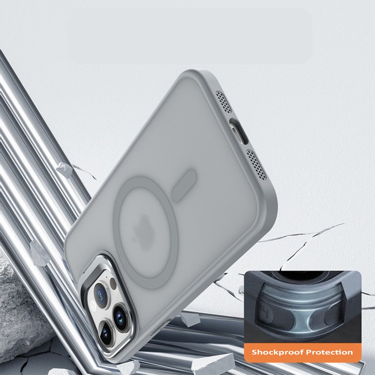Nebula Snap Magsafe Case for iPhone 17 Series - Grey