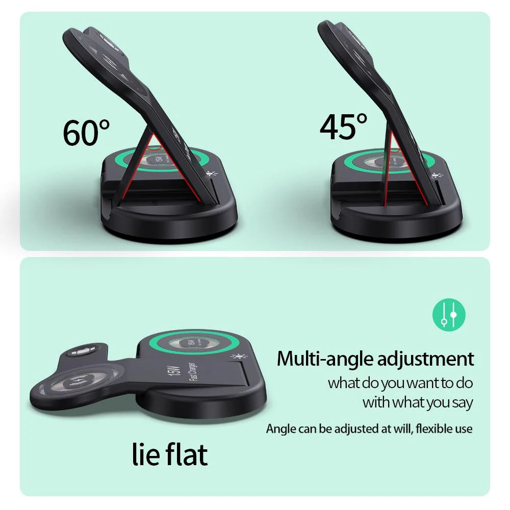 H50 (4-in-1) Fast Charge (15W) Wireless Charger Black
