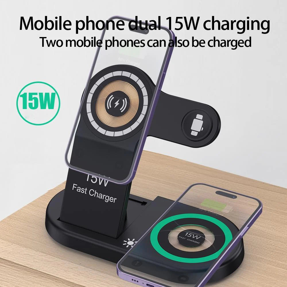 H50 (4-in-1) Fast Charge (15W) Wireless Charger Black