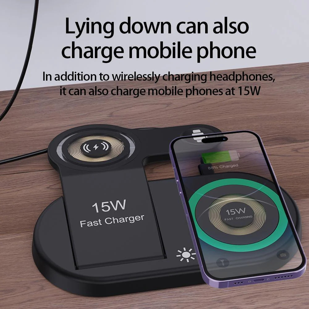 H50 (4-in-1) Fast Charge (15W) Wireless Charger Black